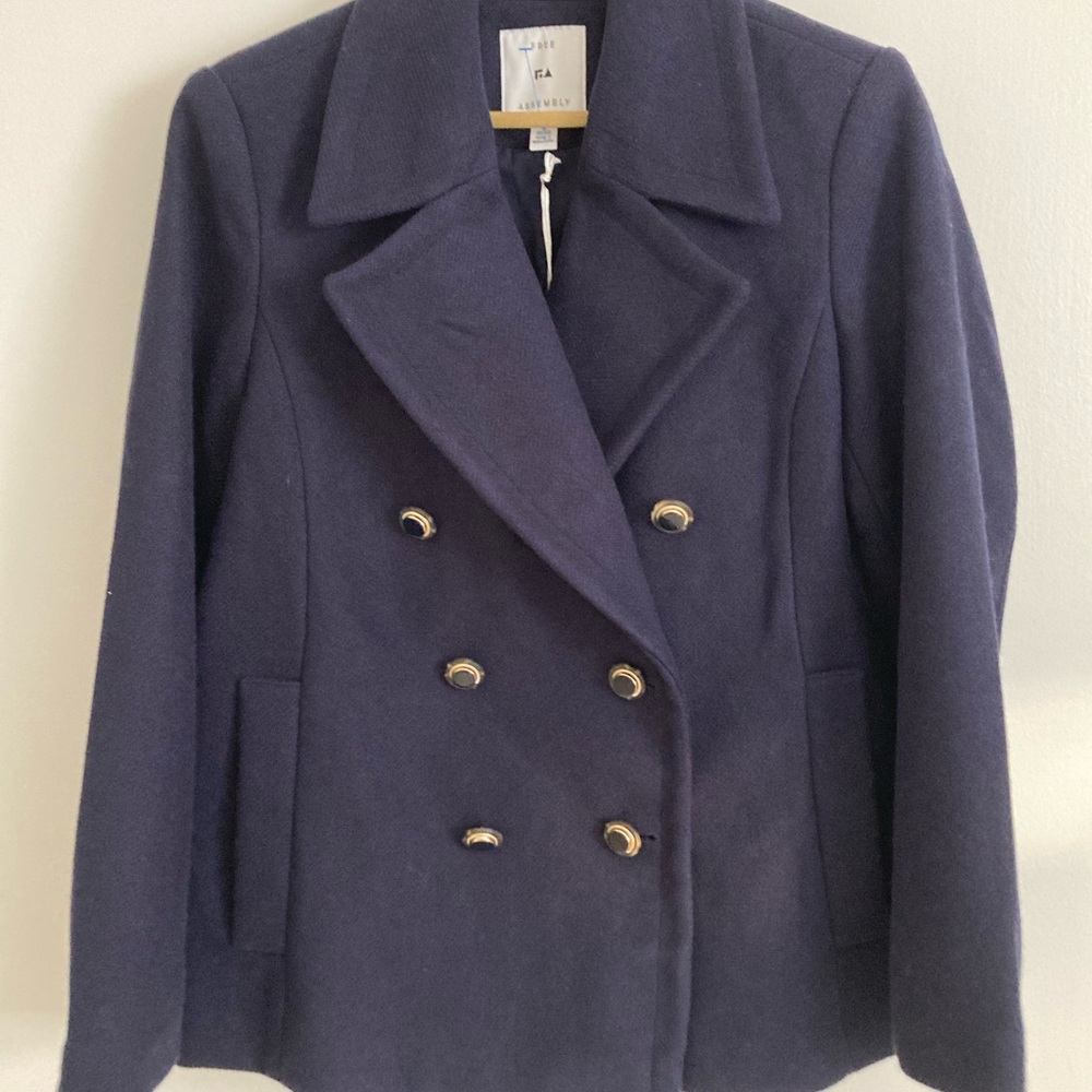 Free Assembly double breasted pea coat